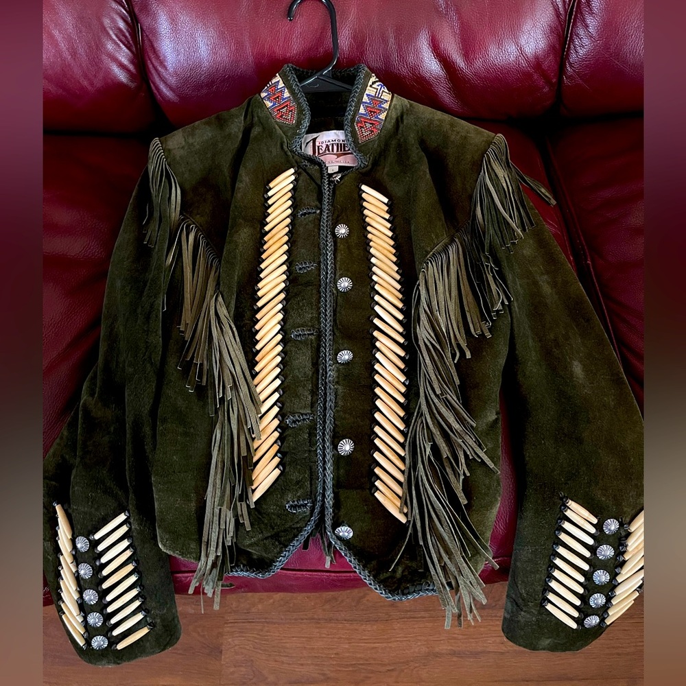 Diamond Leathers Native American Style Jacket